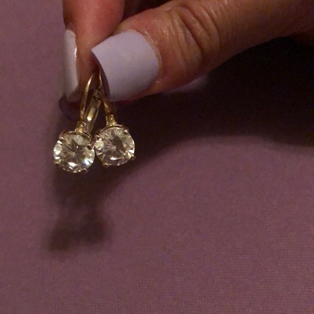 Cubic zirconium earrings